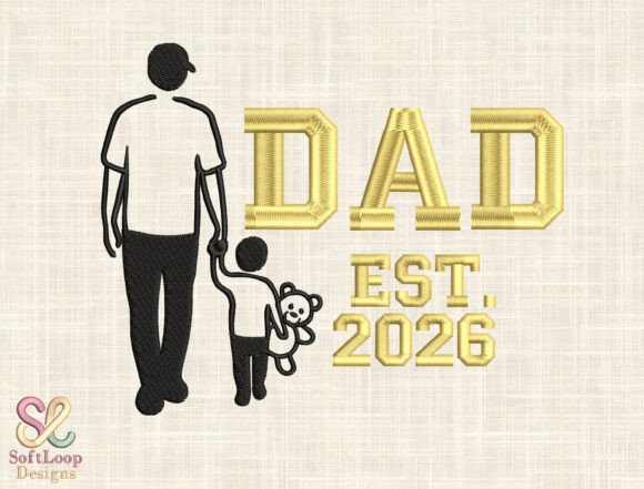 Father’s Day Machine Embroidery Design